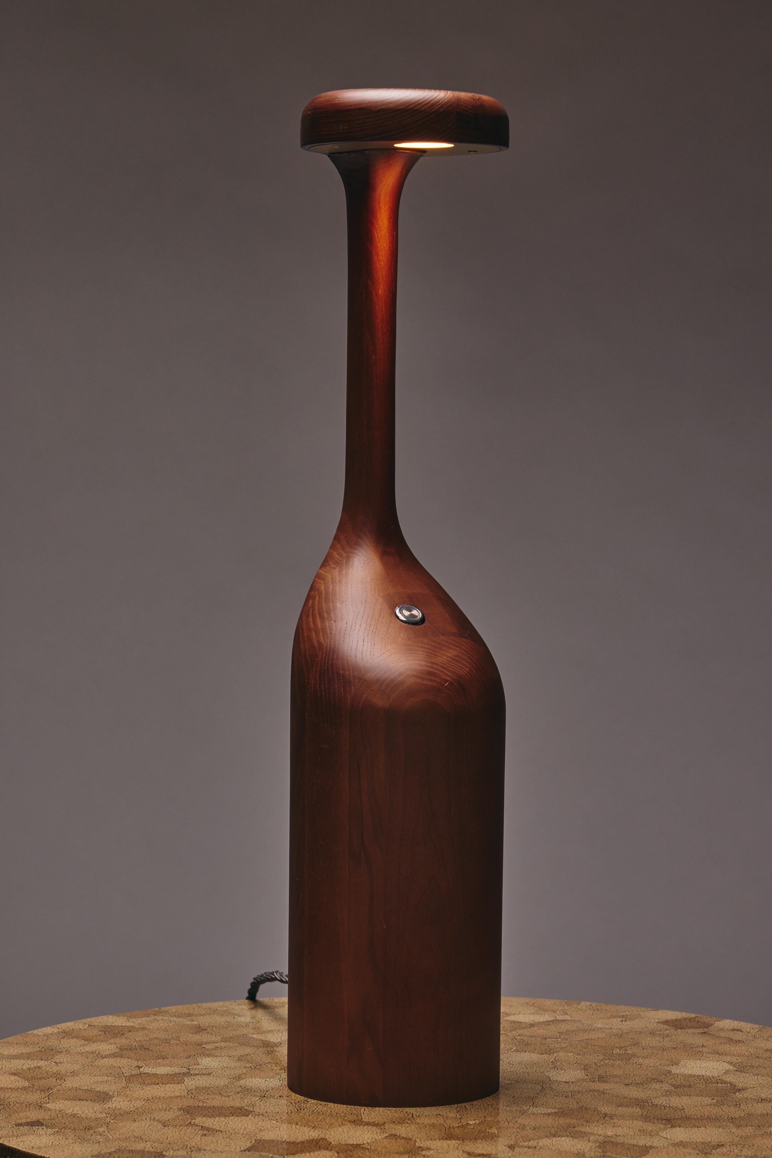 Lamp GIGI L by Reda Amalou Design - American Walnut For Sale 8