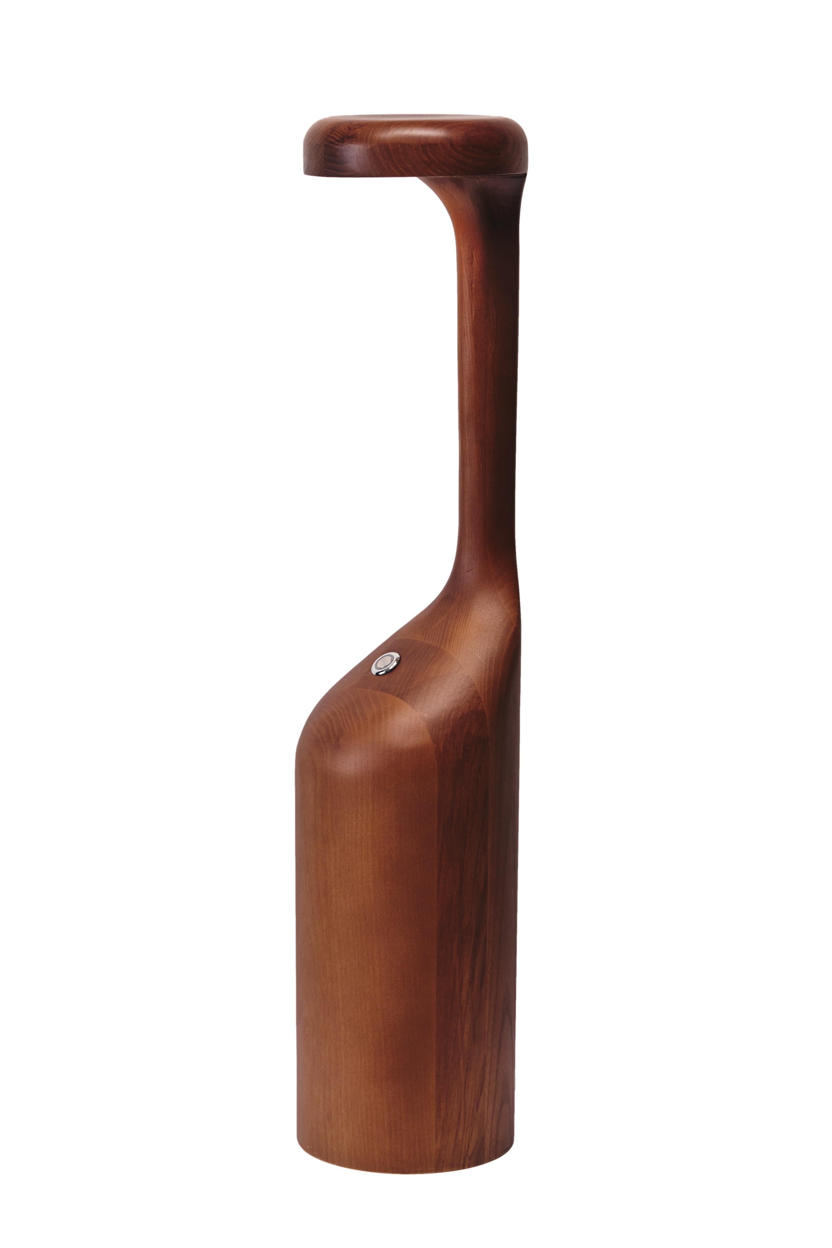 Lamp GIGI L by Reda Amalou Design - American Walnut For Sale 14
