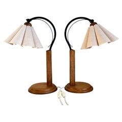Lamp Gustaf Table Lamps, Pine, Fabric, Sweden