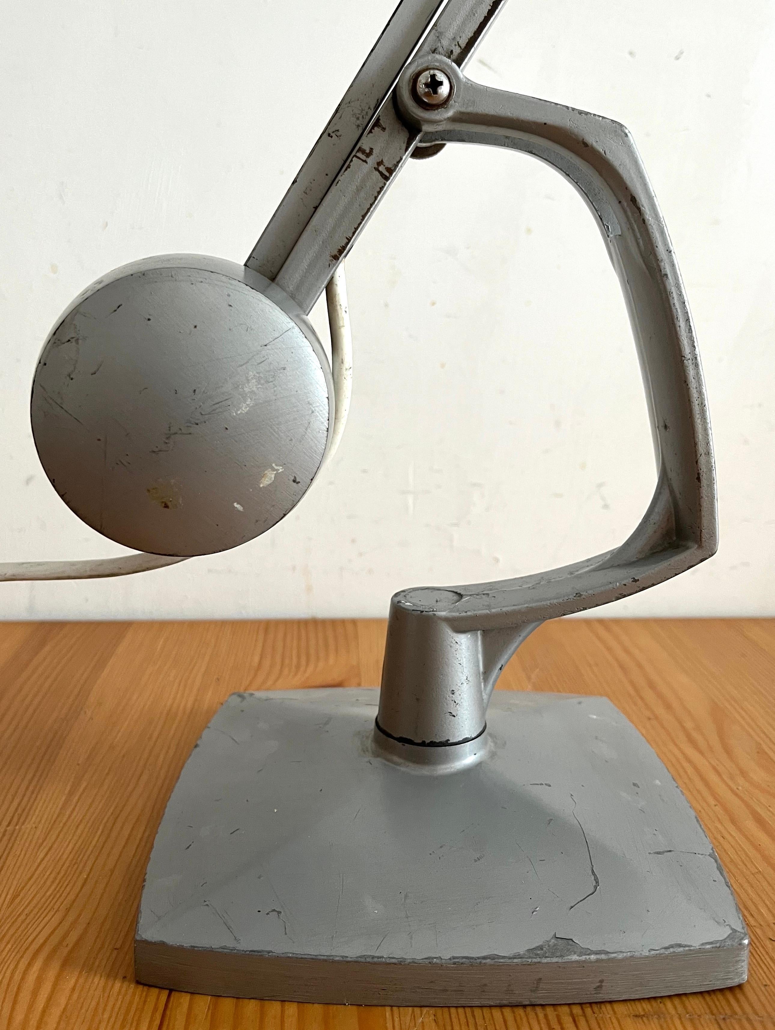Aluminium Lampe Hadrill & Horstman Mod.Simplus 1950 en vente