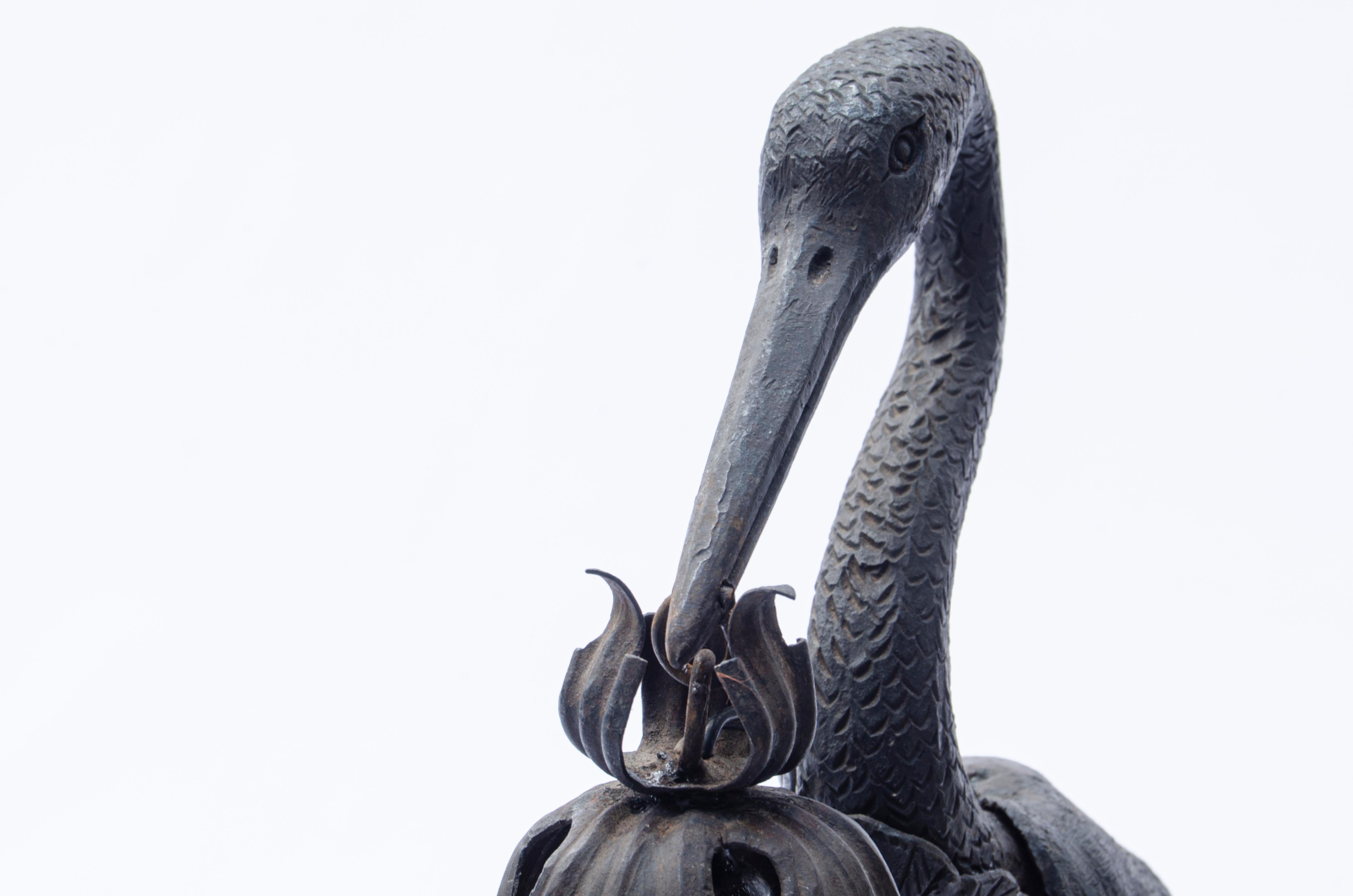 Lampe „Heron“ von Muller Fres Luneville (Französisch) im Angebot