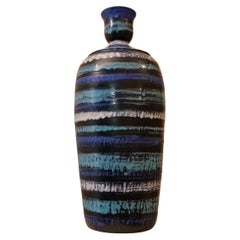 Vintage Lamp holder vase by Aldo Londi for Ceramiche Bitossi, 1970 Signed.