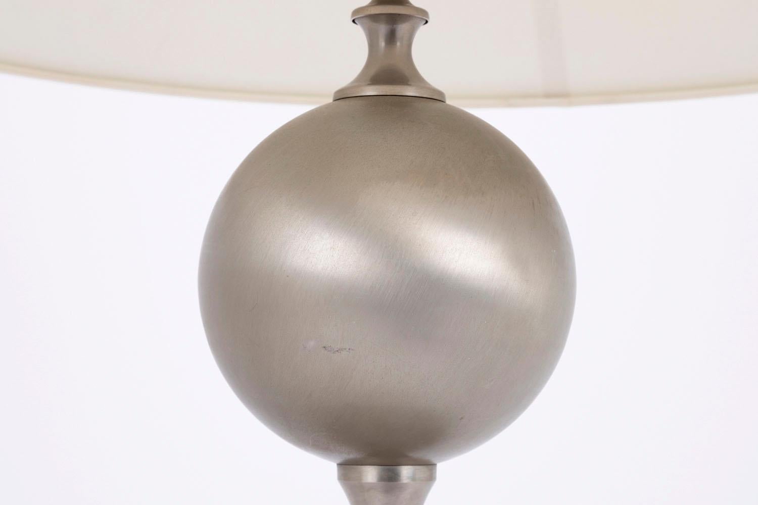 Lamp in Brushed Stainless Steel, 1970s 2