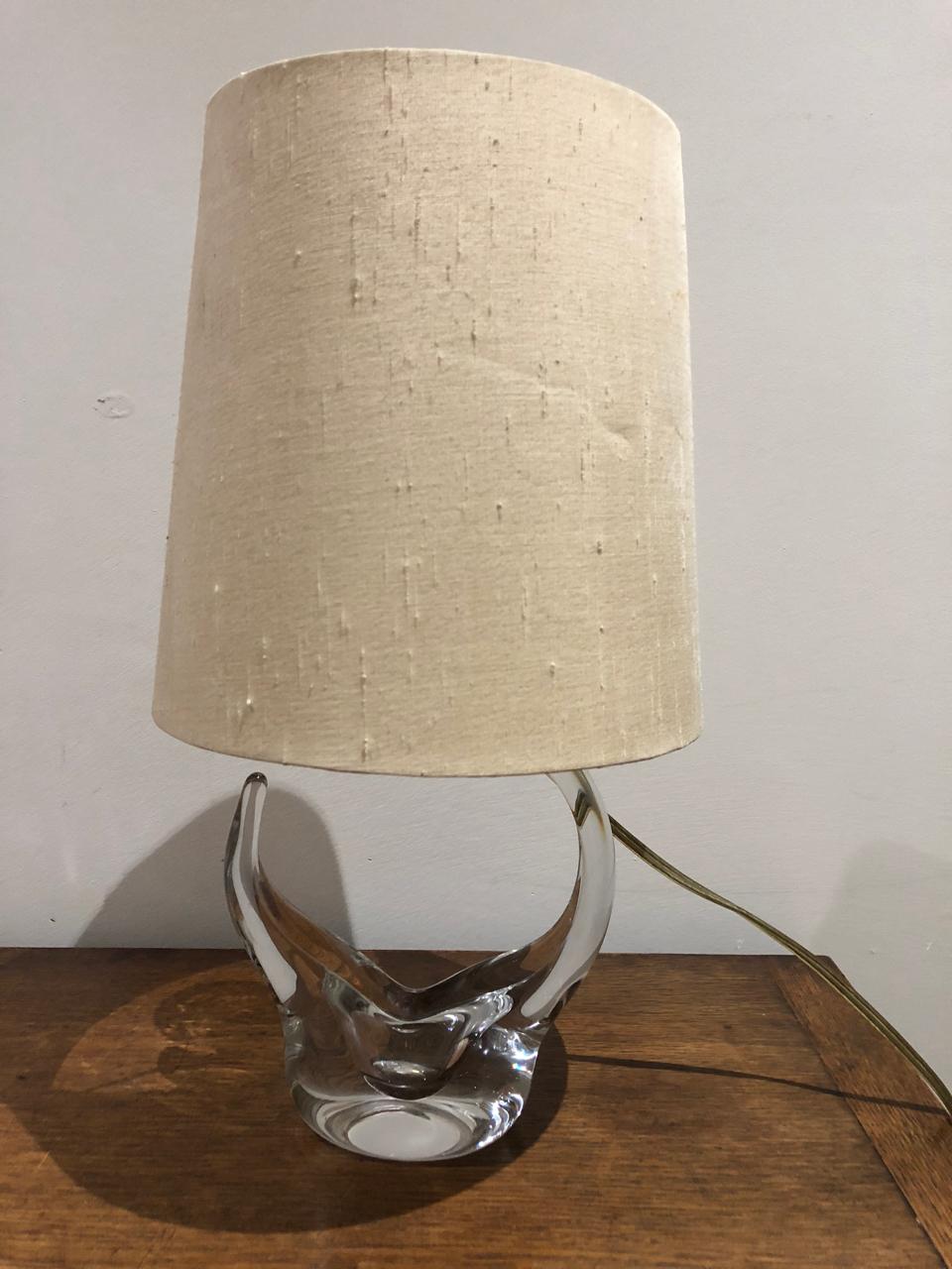Lamp in Crystal Saint Louis In Good Condition In Brooklyn, NY