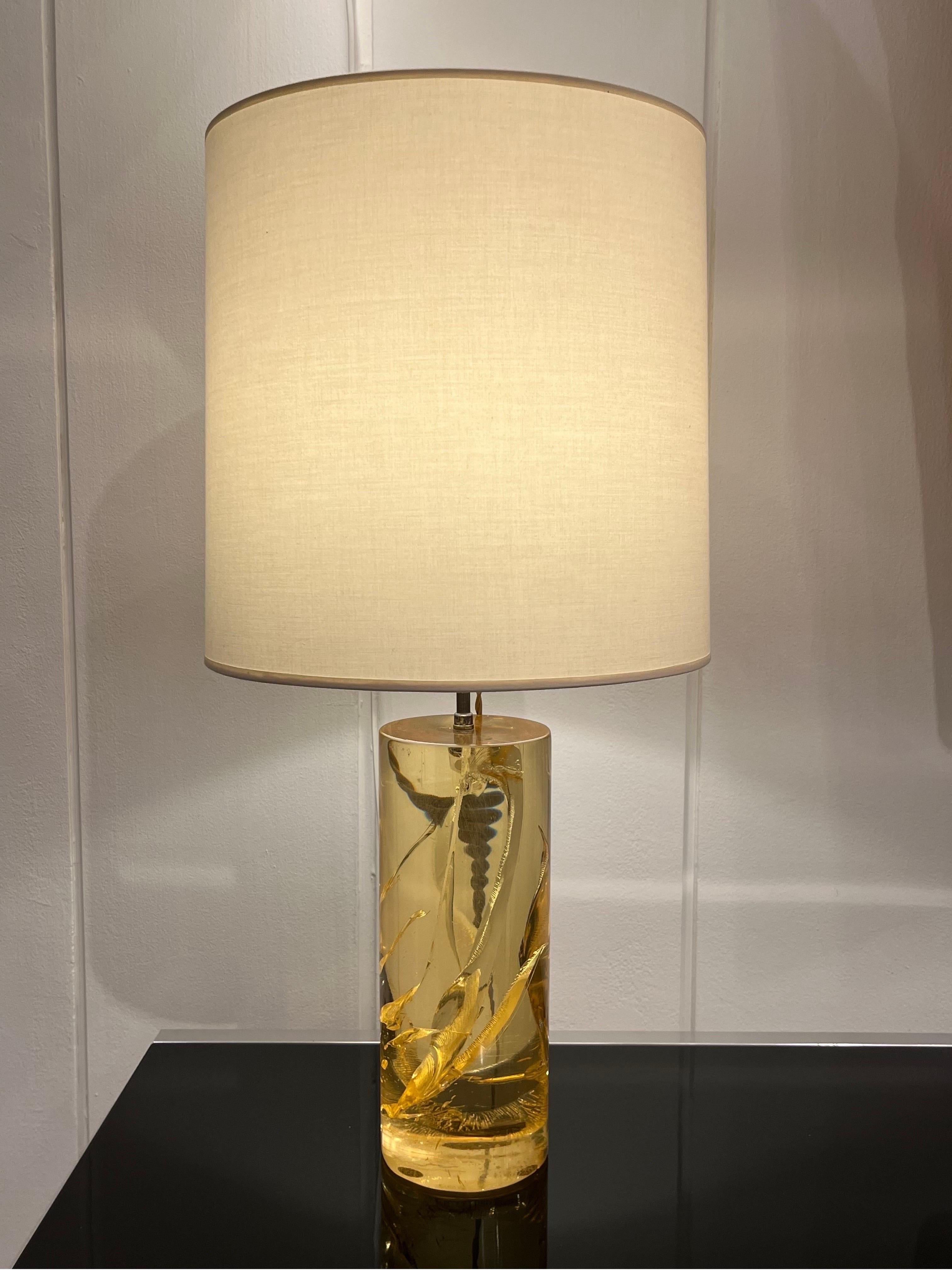 French Lamp in Fractal Resin by Godeslki For Sale