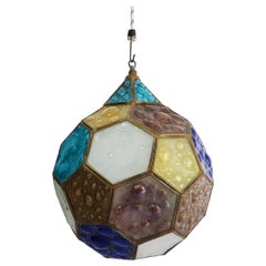 Lampe de forme hexagonale en métal par Feders