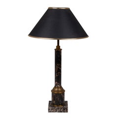 Lamp in Marble Style Empire, circa 1950
