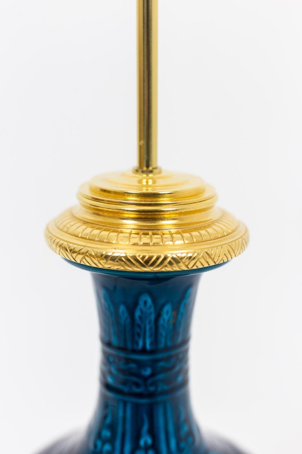 XIXe siècle Lampe en porcelaine de Svres, datant d'environ 1880 en vente