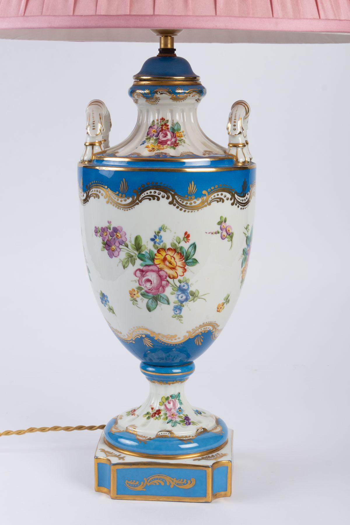 Lamp in Sèvres Porcelain 1