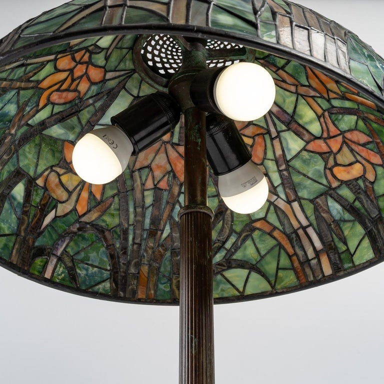 Art Nouveau Lamp in the Tiffany taste, 20th century For Sale