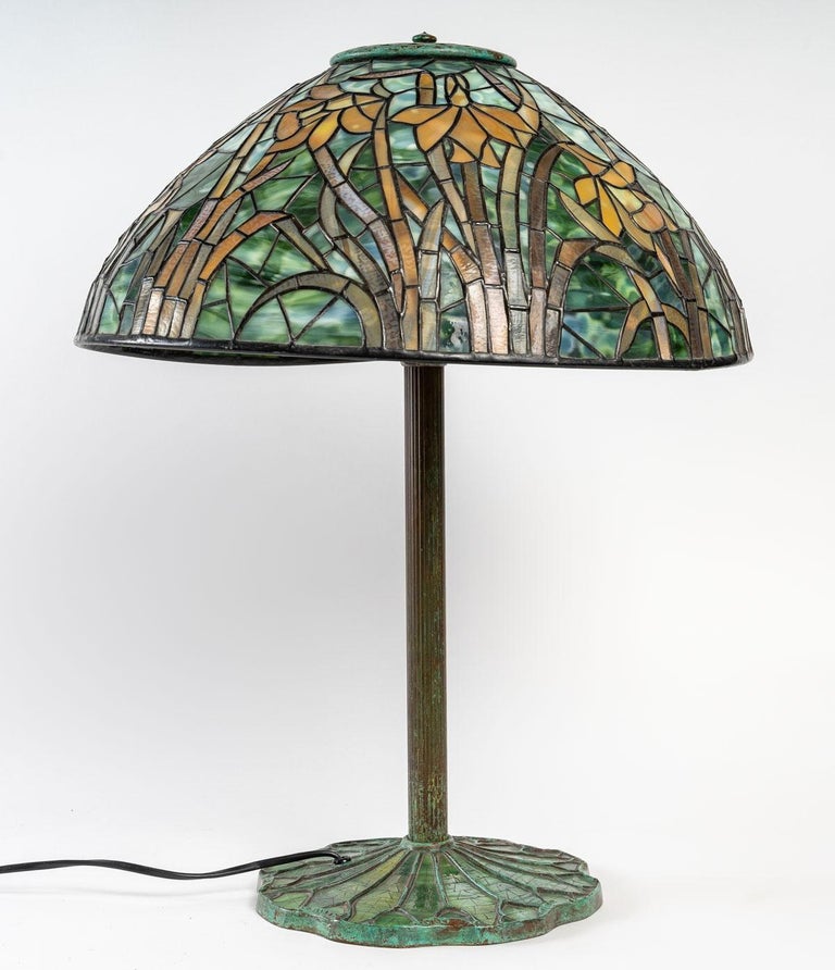 Lamp in the Tiffany taste, 20th century For Sale 2