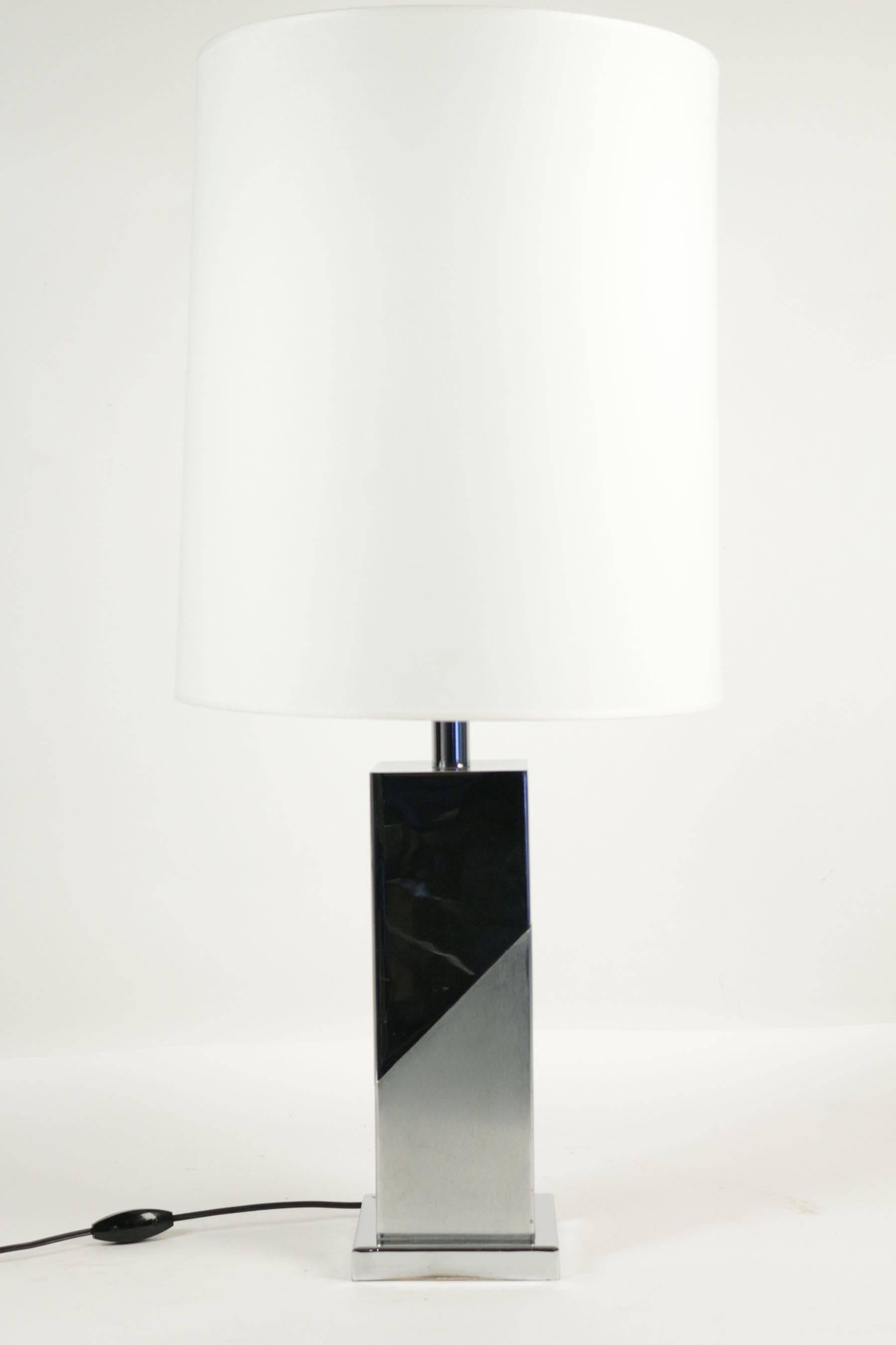 French Lamp Inspired by the Cubist Movement or Brutalist