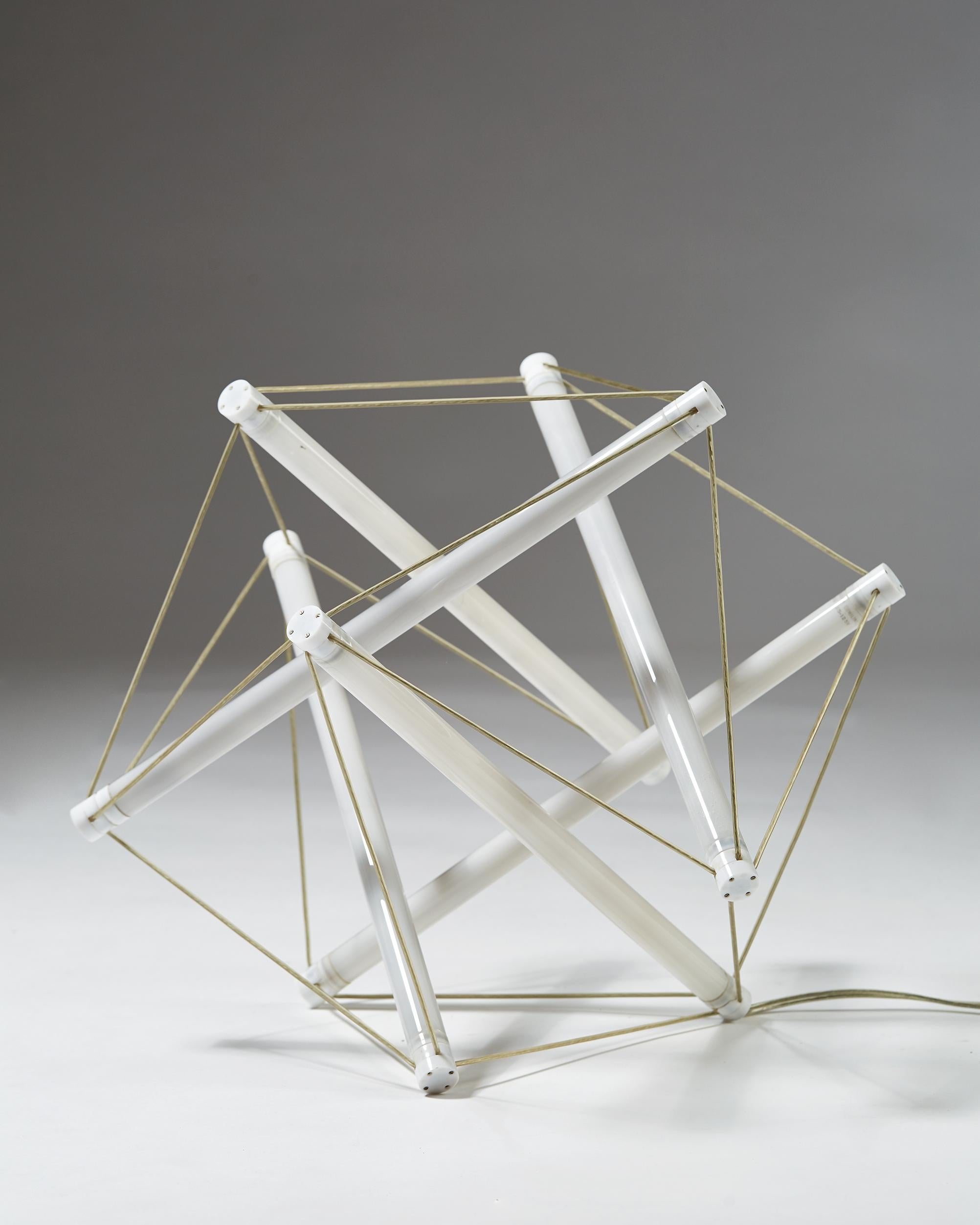 German Lamp ‘Light Structure’ Designed by Ingo Maurer and Peter Hamburger for Design M