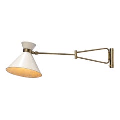 Lamp Lunel 50's Vintage Stars Brass in Style of Robert Mathieu E384