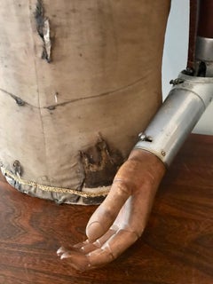 Lamp Made from Antique Mannequin with Prosthetic Arm