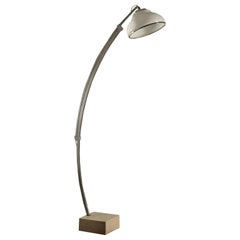 Lamp Marble Methacrylate Chromed Metal Italy 1960s Italian Production