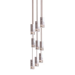 Lamp One 9-Light Chandelier in Marble by Formaminima