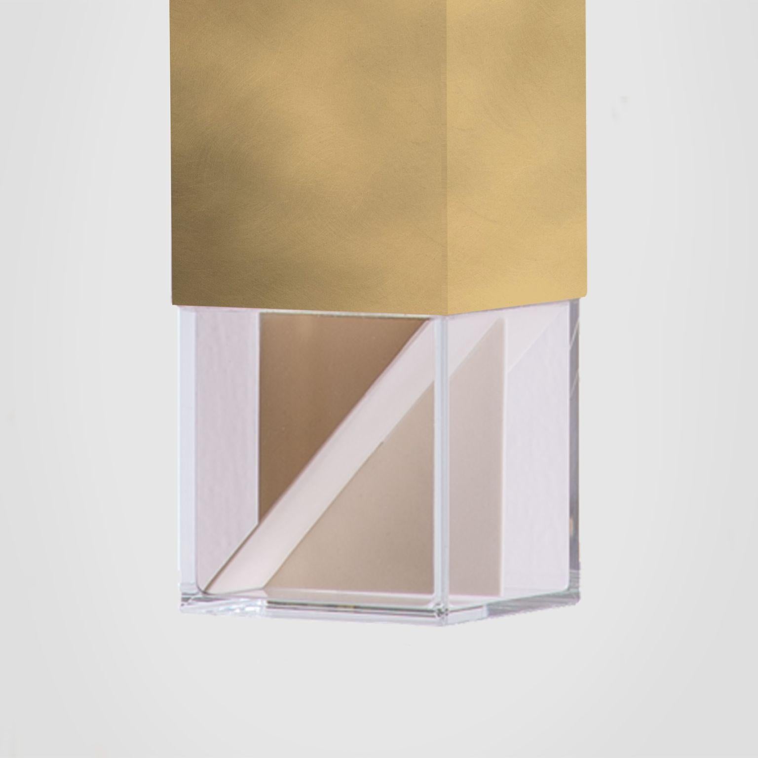 Lamp One Brass 02 Revamp Edition by Formaminima In New Condition For Sale In Geneve, CH