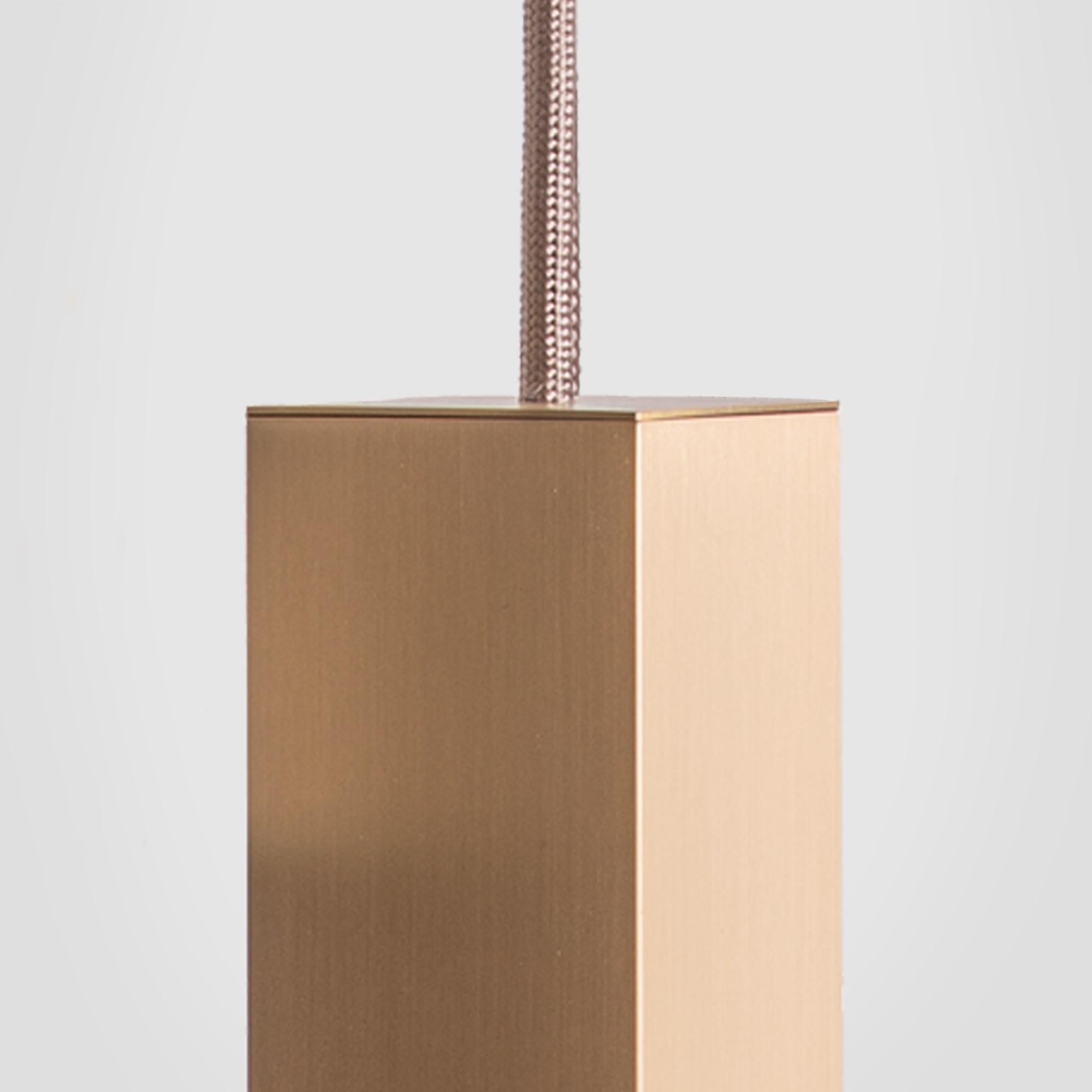 Contemporary Lamp/One Brass 6-Light Chandelier