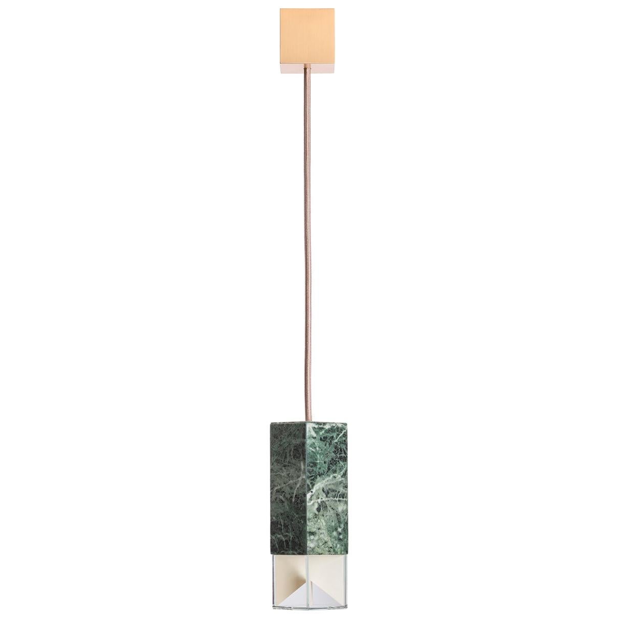 Lamp/One Green Marble Pendant Lamp