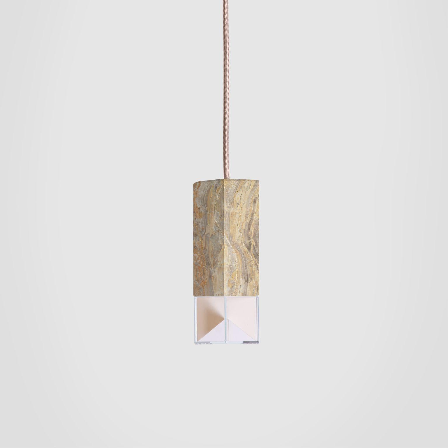 Modern Lamp One Marble 02 Revamp Edition by Formaminima For Sale