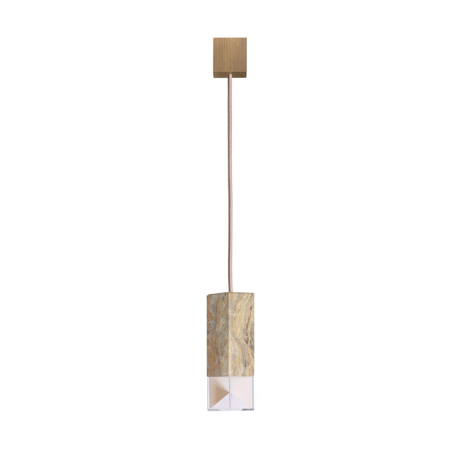 Contemporary Lamp One Marble 02 Revamp Edition by Formaminima For Sale