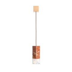 Red Marble Pendant by Formaminima