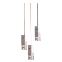 Lampe One Trio lustre en marbre par Formaminima