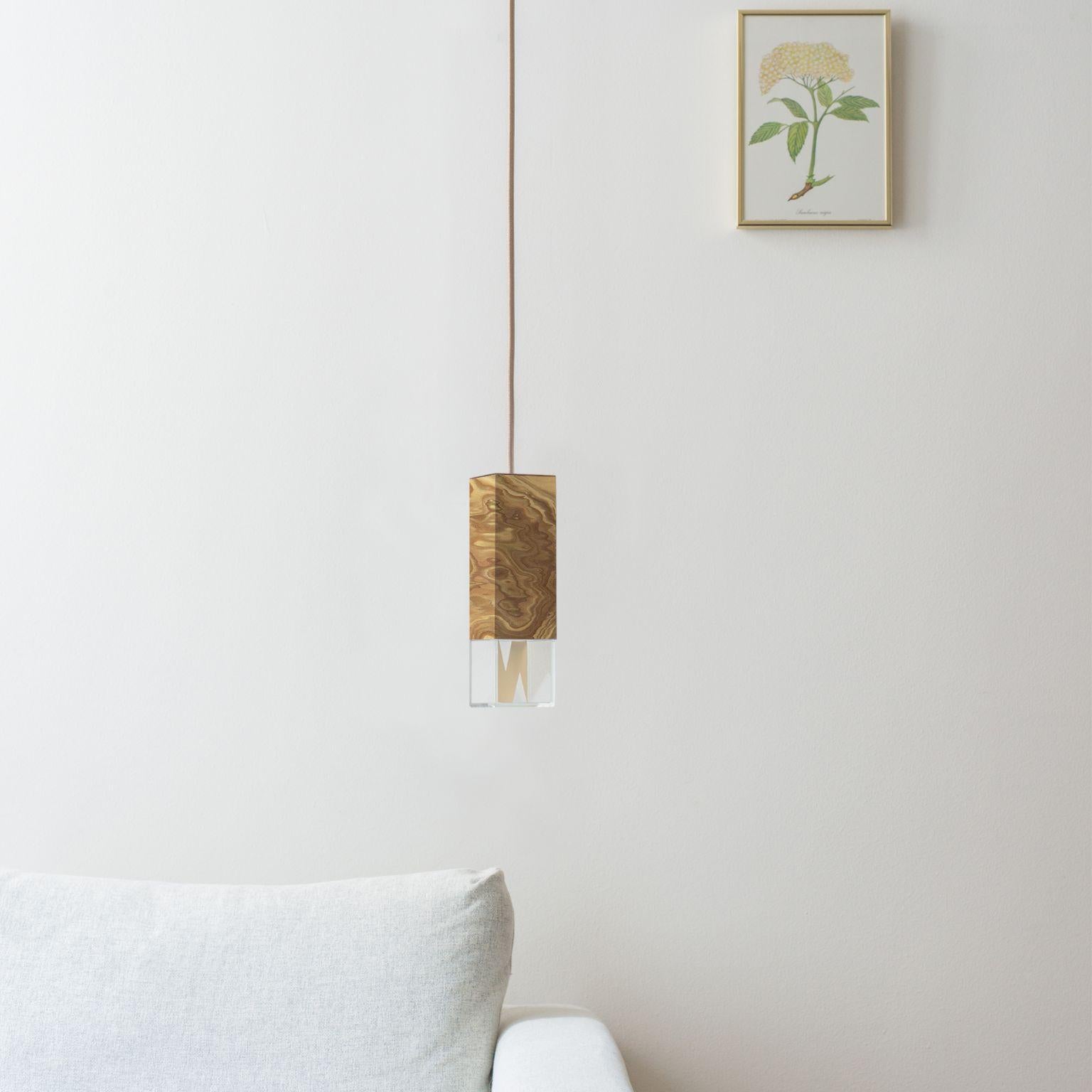 Italiano Lampada One Wood 01 di Formaminima in vendita