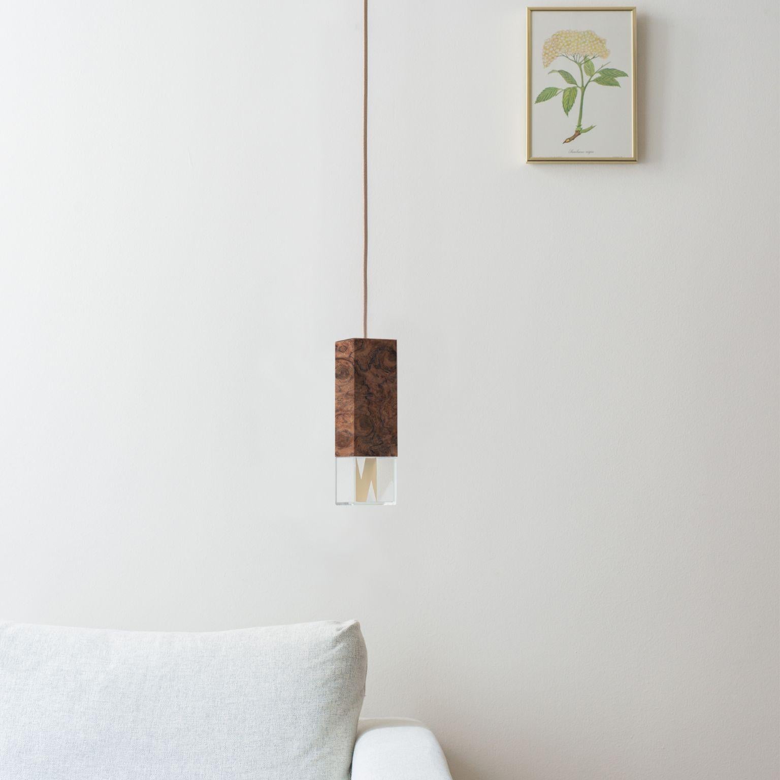 Other Lamp One Wood 02 by Formaminima For Sale