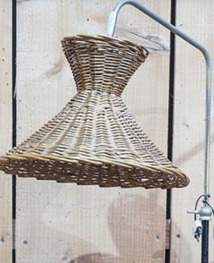Lamp Rattan and Metal, 1950