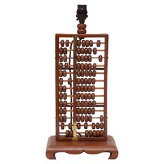Lampentisch, Abacus, Suanpan, chinesisches Zifferblatt, 13 Stangen, 2 Himmel, 5 Erdperlen