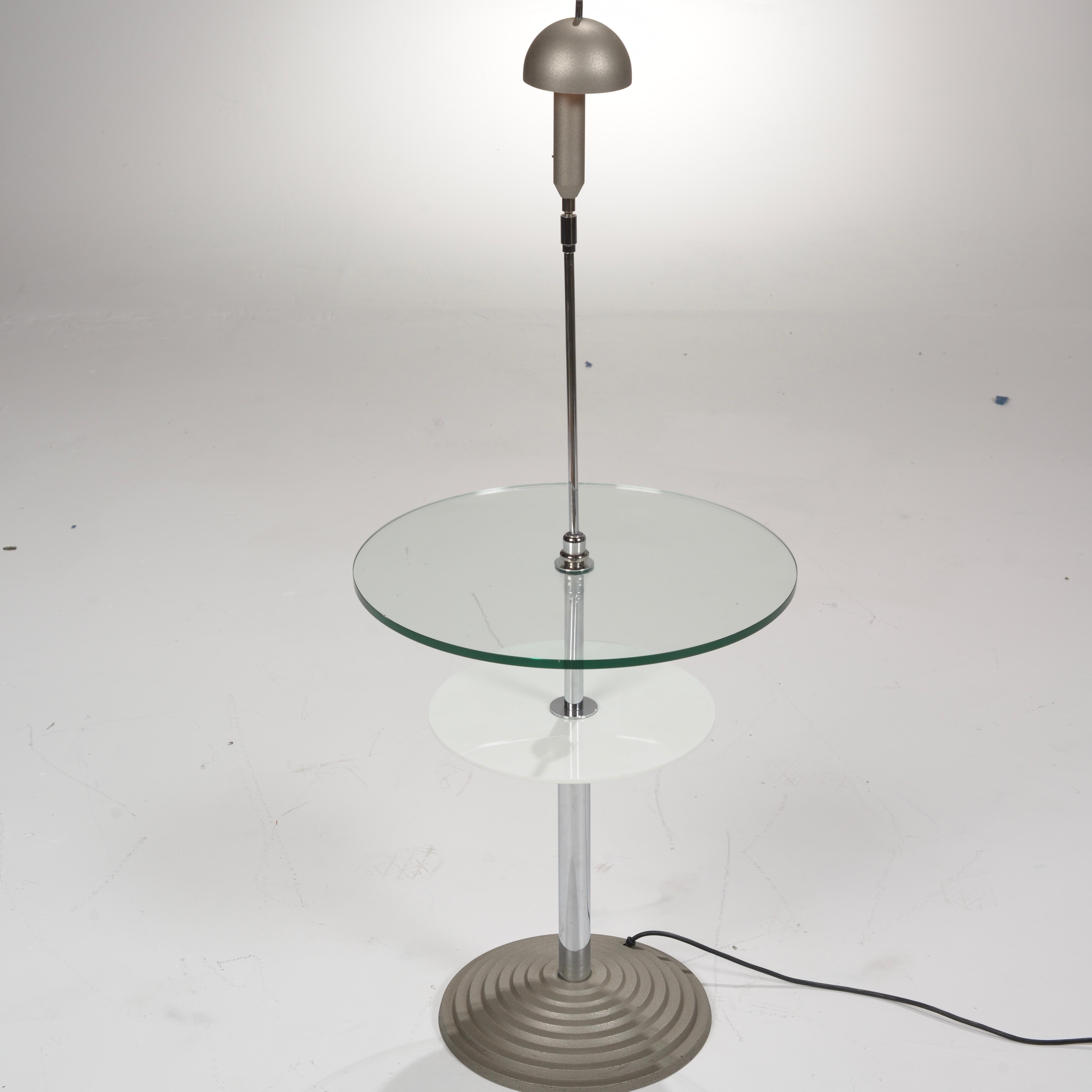 Mid-Century Modern Lamp Table by Daniela Puppa and Franco Raggi for Fontana Arte, 1988 For Sale