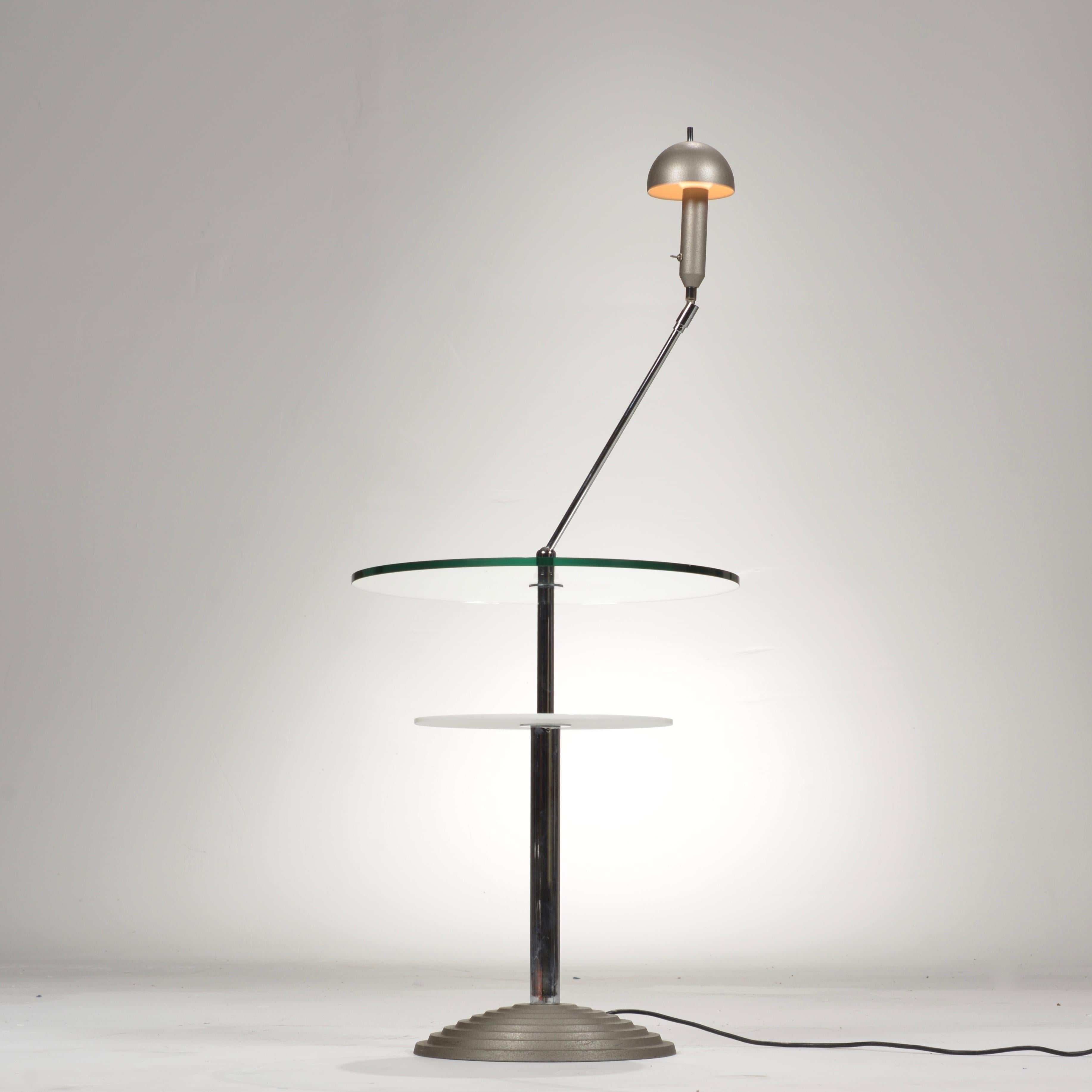 Italian Lamp Table by Daniela Puppa and Franco Raggi for Fontana Arte, 1988 For Sale