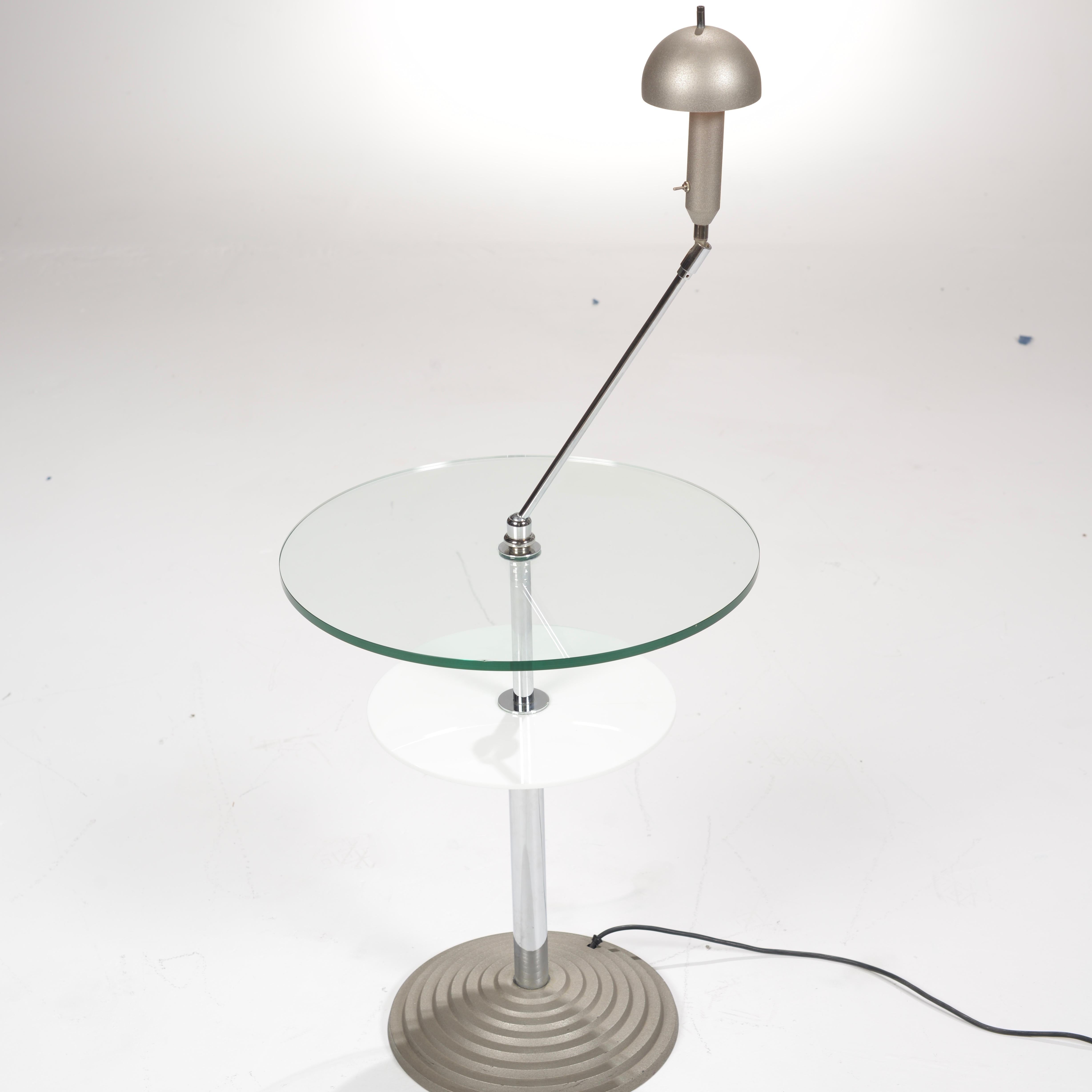 Lamp Table by Daniela Puppa and Franco Raggi for Fontana Arte, 1988 In Excellent Condition For Sale In Los Angeles, CA