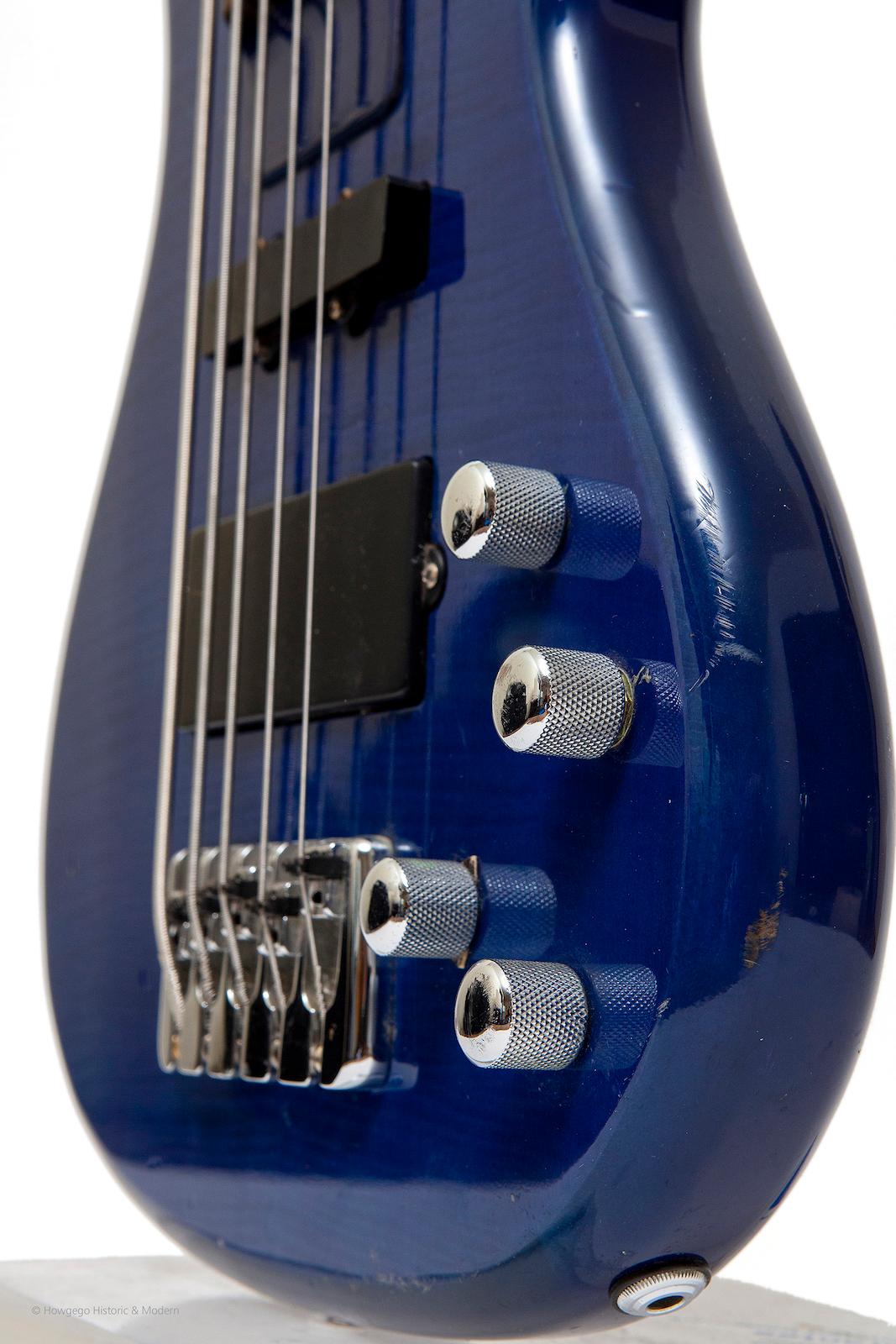 Lampentisch Electric Guitar Blau Rock & Roll (Ende des 20. Jahrhunderts) im Angebot