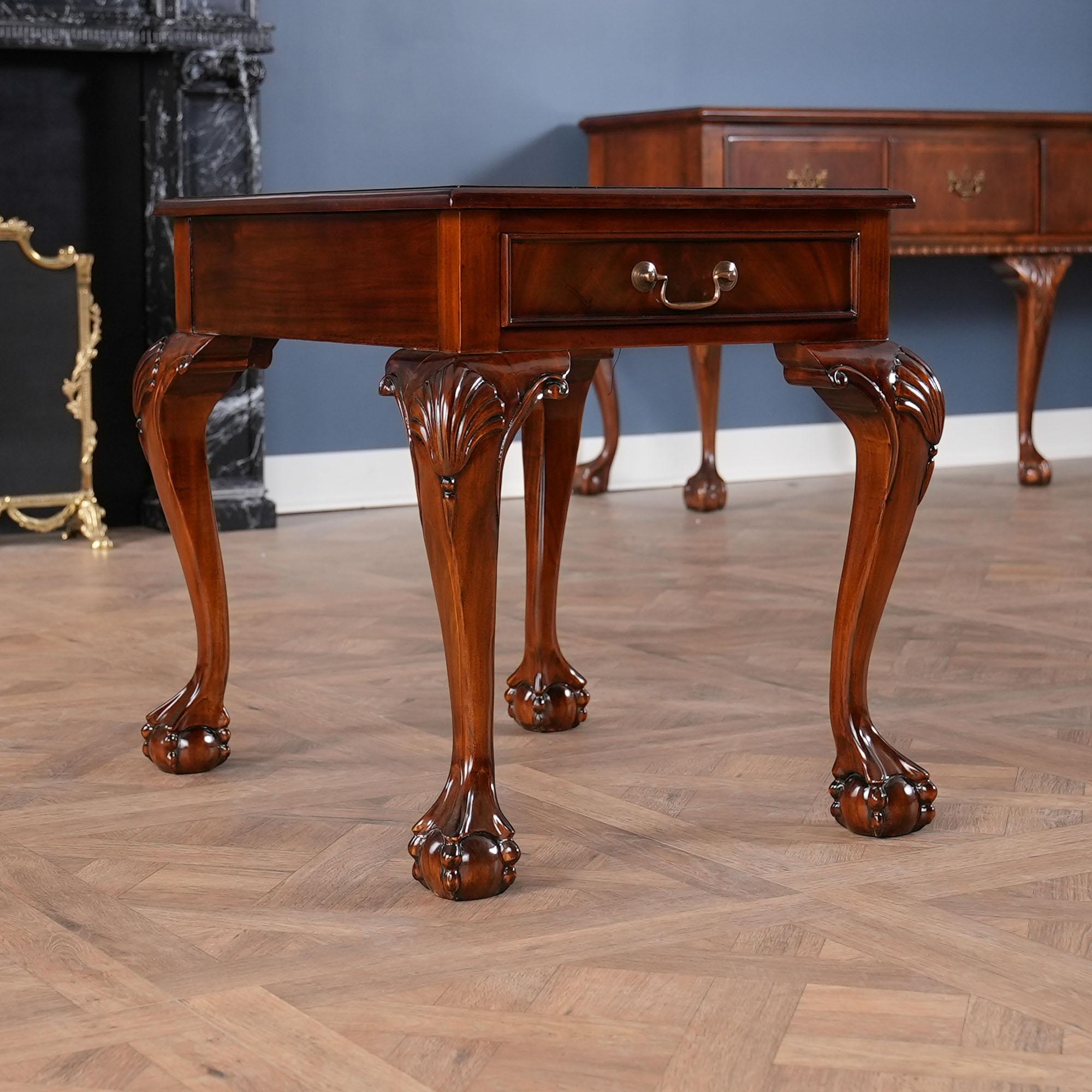 Mahogany Lamp Table For Sale