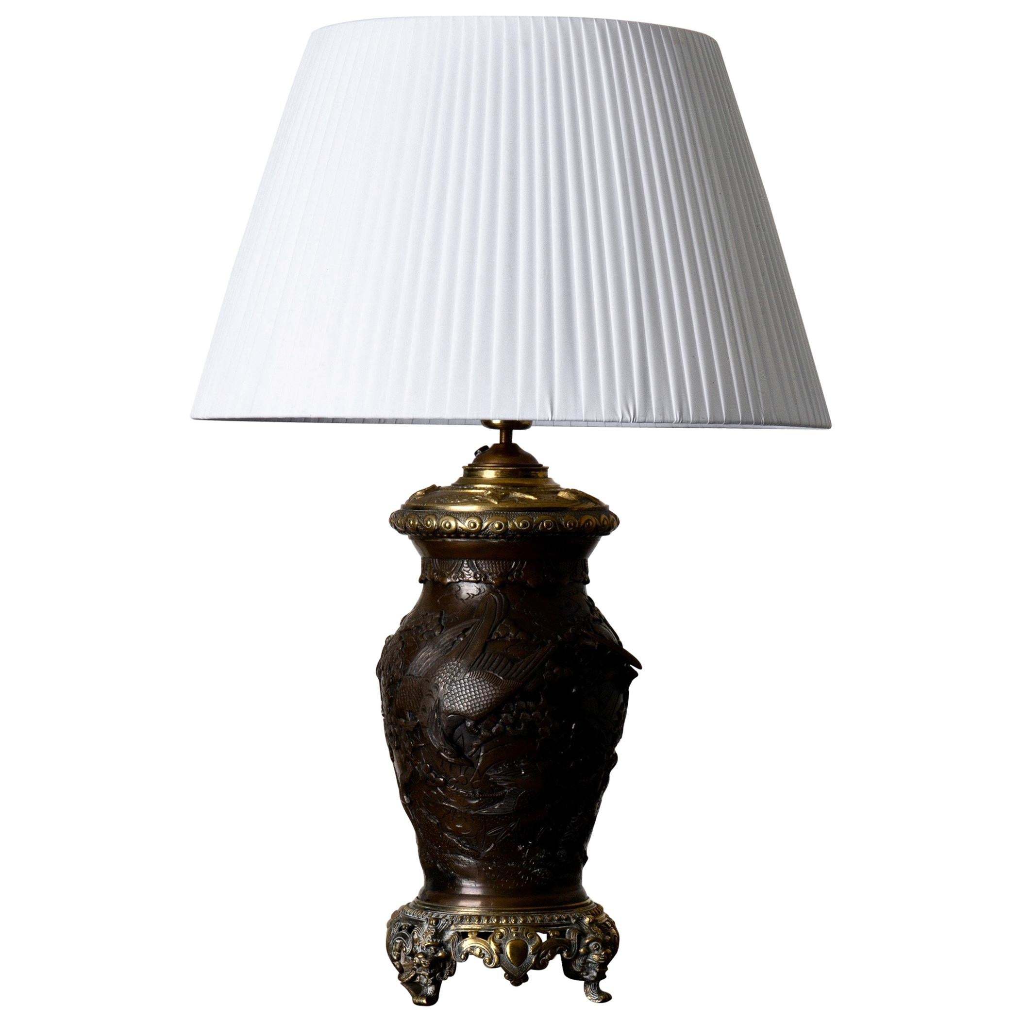 French Bouilotte Table Lamp In Bronze For Sale At 1stDibs