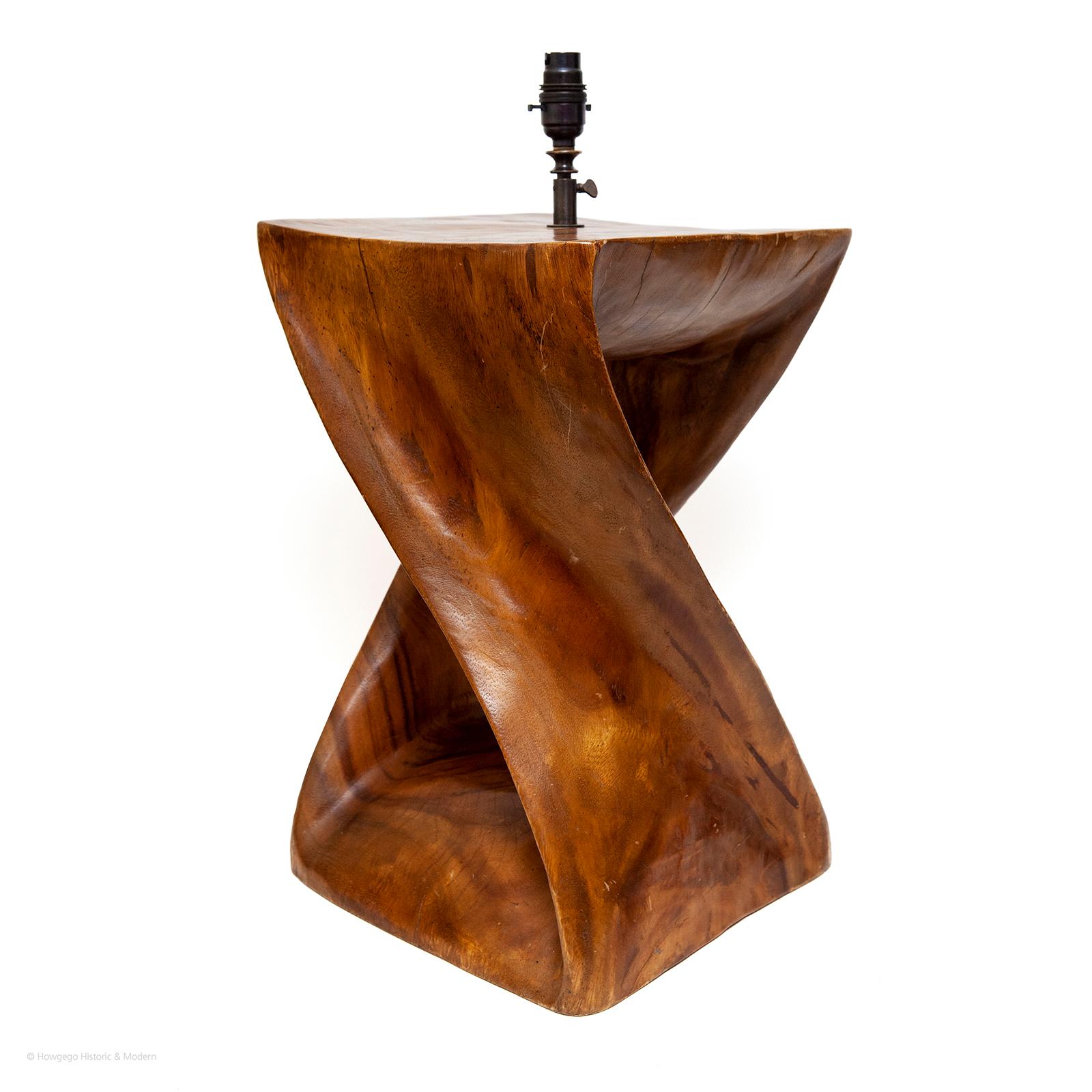 European lamp table hardwood carved sculpture 21