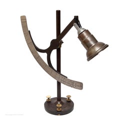 Lamp Table Vintage Measuring Tool Upcycled