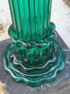 Lamp Venini By Fulvio Bianconi, Emerald Green, Circa 1950