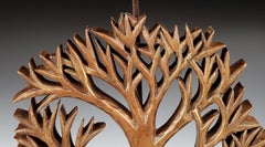 Lamp, Vintage, Tree, Arbre, Carving, Style of Diego Giacometti, Gilded