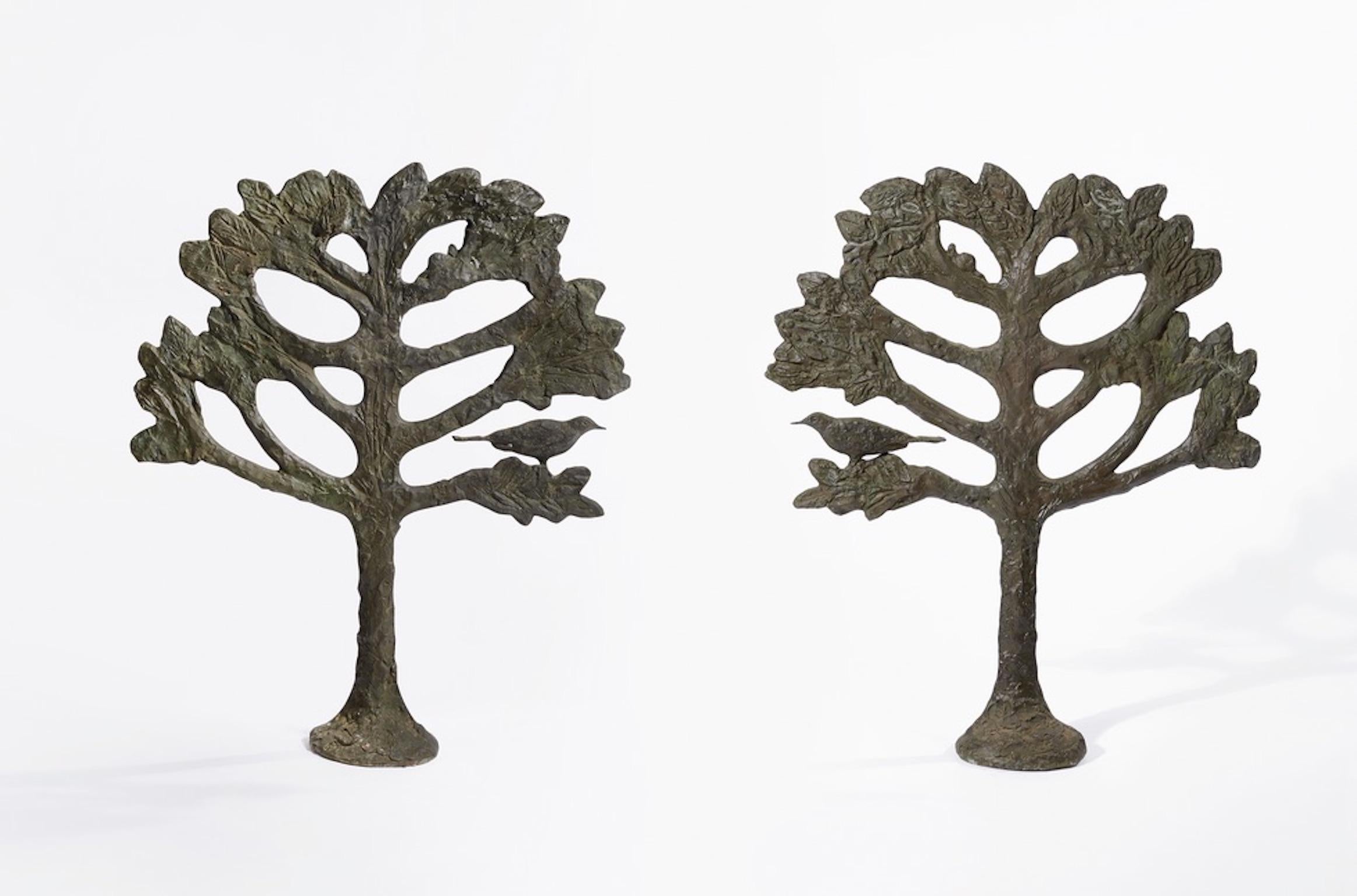 20th Century Lamp, Vintage, Tree, Arbre, Carving, Style of Diego Giacometti, Gilded For Sale