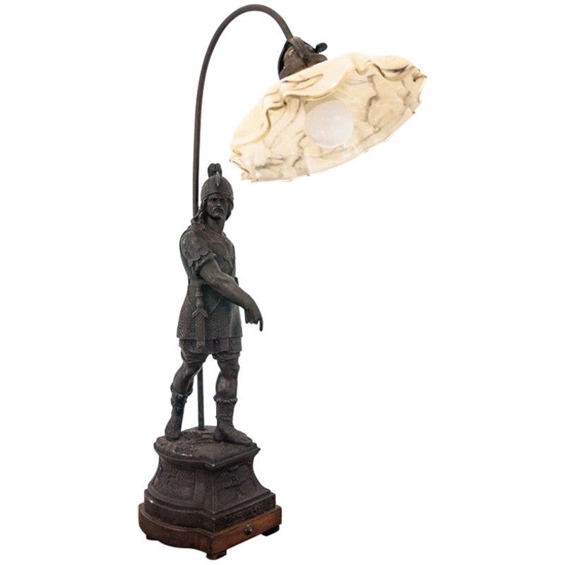 Lamp with a Knight, France, circa 1940