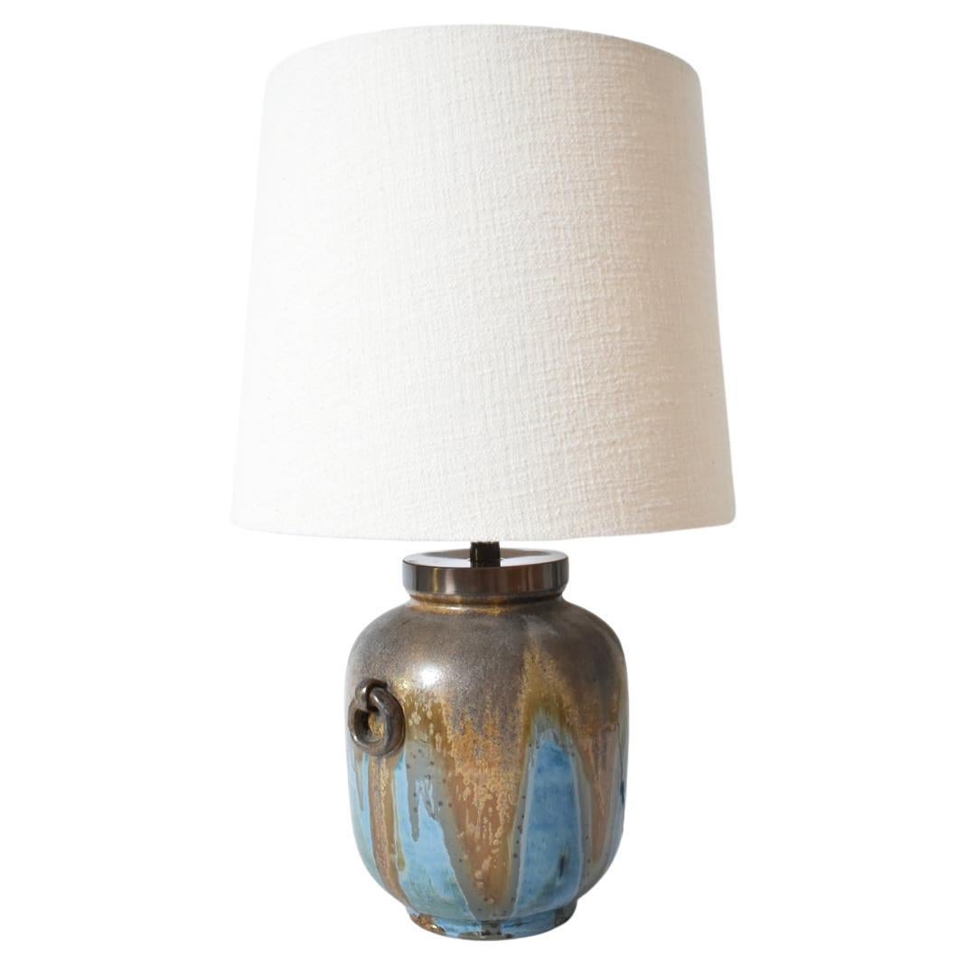 Lámpara con asas en forma de anillo, años 40. en venta