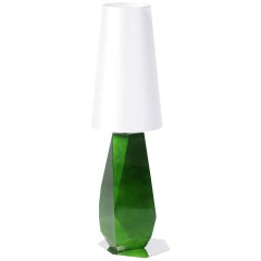 Lamp with Silk Shade
