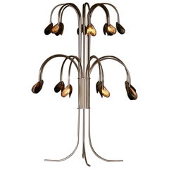 Lamp With The Shells in Metal & Aluminum by Touch With Eyes