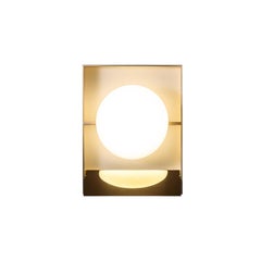Lampada 12 Wall Sconce in Brass, Made in Italy