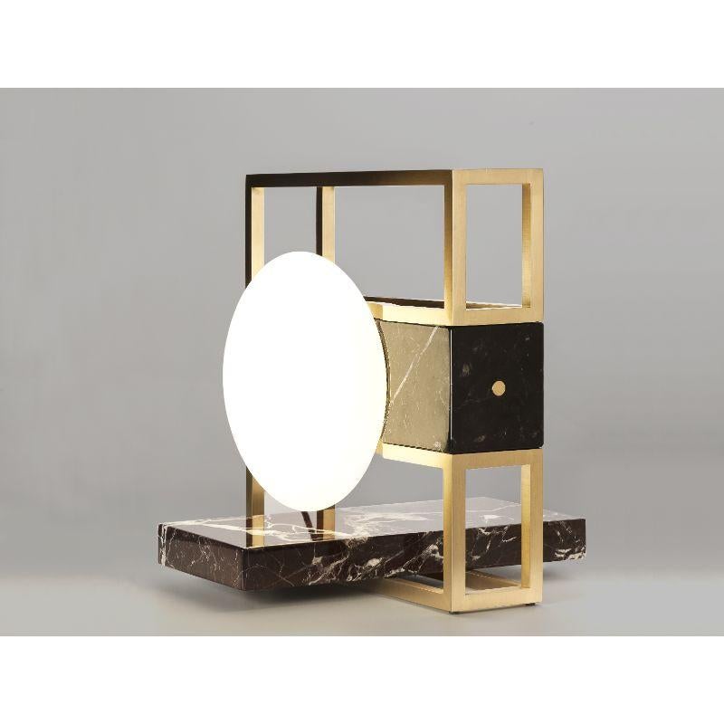 Brass Lampada 14, Table Lamp by Hagit Pincovici For Sale