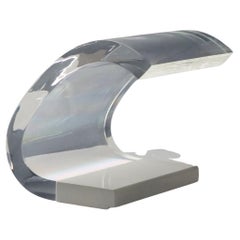 '281 Acrylic' Oluce 1960s lamp by Gianni and Joe Colombo